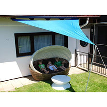 BFYDOAA - Tenda parasole triangolare, 3 x 3 x 3 m, anti-UV, impermeabile, per esterni, giardino, cortile, feste, tenda parasole da sole, resistente all'usura, impermeabile