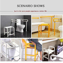 Household items Sgabello da Bagno Multifunzionale, Sedia per Commode per Anziani 2 in 1 Sedile di Sicurezza per Il Bagno, Poltroncina per la Doccia Antiscivolo Incinta/disabile/obesa, Portata 300kg