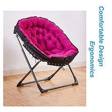BJH Lettini Prendisole Pieghevoli Lettini Prendisole Moon Chair Sedie da Campeggio Imbottite Sgabelli per Il Tempo Libero all'aperto Pieghevole Portatile | Sedia da Pesca Estiva