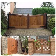 GDMING Cafe Doors Porta A Battente Arch Top Legna Porta del Salone Doppia Apertura Recinzione dello Schermo Include Cerniere per Corridoio Giardino Terrazza, 13 Dimensioni