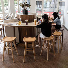 XHCP Bancone da Cucina Sgabelli da Bar Sgabello da Bar in Legno con poggiapiedi Seggiolone Casual Moderno per la casa per bancone Caf & eacute; Kitchen Breakfast Pub, 3 Colori - (altezz