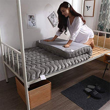Z&HA Materasso Pieghevole per Dormitorio Studentesco, Materasso Futon in Memory Foam, Materasso Futon,b,59.1"X79"
