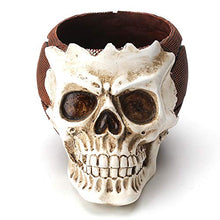 Pen Titolare del Tubo di Stoccaggio, Basket Cranio Penna Tubo Home Office Desktop Storage Finitura Piccoli Ornamenti Decorazioni for La Casa