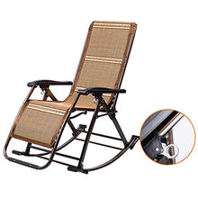 Sywlwxkq Sedia Relax da Ufficio con Balcone Sedia da Giardino reclinabile in stuoia di bambù Giardino Esterno | Lettino Pieghevole Lettino Prendisole Regolabile Reclinabile per Cortile Sogg