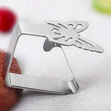 Pppby - Set di 6 mollette per tovaglia, in acciaio inox, regolabili, per tavoli all'aperto, picnic, barbecue, feste di matrimonio