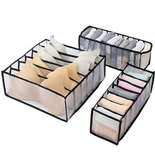 Yumech 3 Pz/Set Biancheria Intima Cassetto Organizzatori di Stoccaggio Biancheria Intima di Stoccaggio Vestiti Scatola di Calze Cravatte Bra Panty Armadio Armadio Organizzazione Cassetto