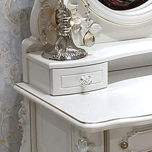 NQFL toletta Camera Europea Moderna Minimalista Trucco Cabinet Pearl White Makeup Table White-1.0m