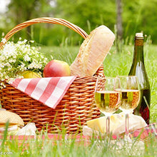 STKASE® Coperta Telo Picnic Impermeabile Coperta da Picnic, Coperta Picnic Impermeabile Pieghevole con Manico Portatile, con 3 Strati di Pile, Cotone e PEVA,145 * 80CM