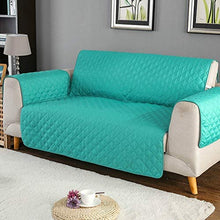 NAttnJf di Divano, Moderno Singolo/Doppio/Tre posti Divano Slipcover Furniture Divano Copertura Pad, Poliestere, Mint Green, 3