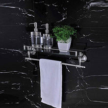 MJMJ Portasciugamano Portasciugamani Mensola per Bagno Mensola per Doccia in Acciaio Inox 304 Mensola Angolare in Vetro Mensola per Doccia da Bagno Portaoggetti per Organizer con Portasciugamani