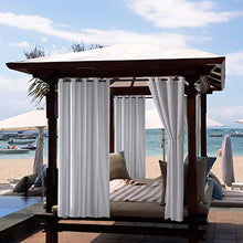 Tenda impermeabile per esterni, oscurante, tenda da giardino, cortile, gazebo per interni ed esterni, con occhielli per porte scorrevoli, 1 pannello, 137,2 x 213,4 cm