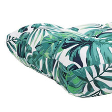 Festnight Cuscino per Seduta da Giardino Tema Foglie Cuscini Sedia per Interni ed Esterni 80x80x10cm Cuscini in Tessuto Comodi Cuscini di Seduta