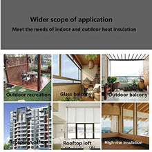 Oupai Tenda a Vela Roller Esterno Shades, HDPE 95% Lega di Alluminio Rod Outdoor Patio Gazebo Pergola Coperto Roll Up Shade, for Sdraio Gazebo Patio Back Yard 6 Misure con Gommini