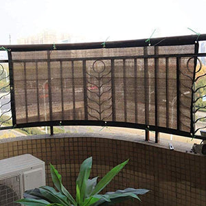 KANULAN Recinzione di Sicurezza per Balcone Rete da ombrellone Anti-ultravioletto 180 g / m2 Tasso di ombreggiatura 90% Recinzioni Decorative per Tende da soleparavento da Esterno