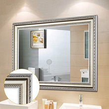 JKCKHA Piazza Bagno Specchio di Trucco, Decorazione della Parete dello Specchio di Bellezza, Dressing Mirror (Dimensioni: 50 * 70cm) Decorazioni per la casa