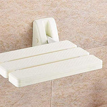 JTKDL Sedile Pieghevole da Doccia per Doccia Sedile Pieghevole per Bagno Sedile Pieghevole per Doccia,White