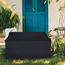 SODIAL Coprisedile per Patio, Coprisedile per Esterni, Copridivano per Mobili da Esterno Resistente all'Acqua (2 Posti: 52,7X26X35 Pollici)