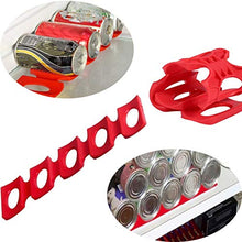 Silicone Portabottiglie Universale per Frigorifero,Tianher 2 pezzi Vassoio Portavivande Stackrs Portabottiglie Vino Lattine da Frigo & 6 pezzi Manicotto di Birra per cucina frigo e BBQ
