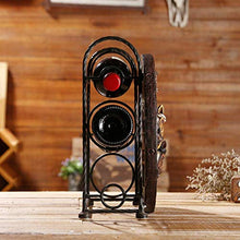 Elegante Semplicità Europa Creativo Testa Di Cavallo Vino Portabottiglie 2 Griglia Retro Vecchi Mestieri Armadietto Del Vino Fatto a Mano Casa Desktop Veranda Partizione Decorazioni Ornamenti Bronzo