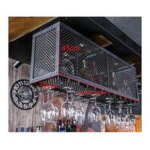 YWYW Portabottiglie da Bar Ristorante portabicchieri a Parete portabicchieri Capovolto portabottiglie Creativo a Doppio Strato (Dimensioni: 80 * 30 * 45 cm)