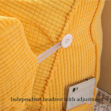 WYB - Schienale triangolare a forma di cuneo, cuscino per divano, design umano, supporto per il collo, 3,45 x 50 x 22 cm