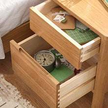 MMWYC Comodino Nordic Locker Camera Mini Solid semplici mobili in Legno Moderna Piccolo Credenza Letto Stretto Gabinetto Bella Grana del Legno Angoli arrotondati Bagagli Ca, Colore del Legno, 40 * 50