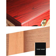 Humidor Cabinet - Vetrina Humidor Con Umidificatore E Igrometro - Humidor Capacità 100 Sigari
