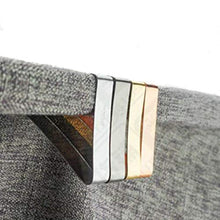 6/8/12Pezzi Fermagli per tovaglia in Acciaio Tovaglia Clip Argento Tavolo Panno Copertura Pinza di Metallo per Casa,Tovaglia in Acciaio Inox Clip,Feste,Ristorante,Matrimoni(Argento,oro rosa,oro,nero)