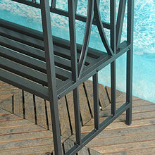 Better Garden Steel Garden Arch, Panca Da Giardino Panca Da Giardino Panca Da Giardino, Arbor Giardino Alto, Stabile, Stabile, Portante Alto, Per Varie Piante Rampicanti, Cortile Sul Prato,114CM