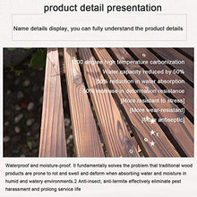 outdoor furniture Sedia da Parco panchina in Legno massello, panchina da Esterno in Legno massello anticorrosivo, Supporto da Balcone per Balcone, Usato per Prato, Portico