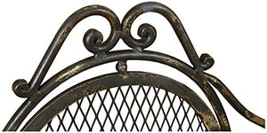 Biscottini Panchina in Ferro battuto L176xPR58xH102 cm