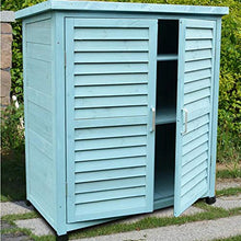 YCDJCS Cassapanche e bauli Outdoor Storage Shed Cortile Balcone di Legno a Prova di Pioggia anticorrosivo Sunscreen Gabinetto Garden rifinitura contenitori portattrezzi Cabinet