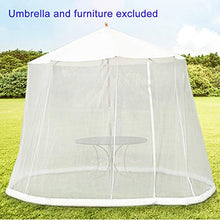 Fayeille - Copertura parasole per tavolo da ombrellone, con ingresso con cerniera, pieghevole, per il giardino