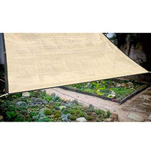 YTQ Panno Ombreggiante Protezione Solare 90% Anti-UV Isolamento Termico Sunroom Esterni Balcone Fiori Piante Grasse Colori Tenda da Sole Copertura Gialla(Size:2m x 5m)