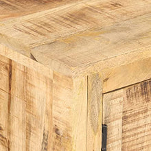vidaXL Credenza 120x30x76 cm in Legno di Mango Grezzo