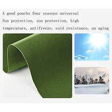 LIUXIUER Outdoor incatramata, PVC Verde Vernice Poncho Imbottito incatramata Antipioggia e Durevole, Prestazione Impermeabile e Un Migliore Isolamento delle Prestazioni,3.85×2.85m