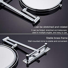 Specchio per Il Trucco Specchio a Muro a Muro Specchio da Bagno Pieghevole Specchio da Bagno a Doppia Faccia Mirror Specchio di Bellezza Movoo