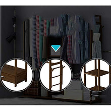 JJZXT Alla Moda Artista Mobili Camera da Letto Portatile Gabinetto Assemblea Multifunzionale Pieghevole Armadio Guardaroba