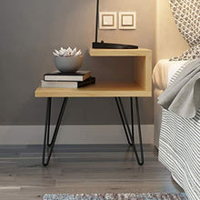 Comodini Comodini da Letto mobili in Legno massello in Acciaio Comodino Bagagli Table Side Hotel End Tables Piccolo armadietto Comodini Letto (Color : Wood Color)