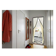 OverTop - Tenda magnetica per porta a mani libere, anti-zanzare, colore: Beige