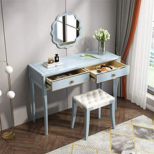 YaGFeng Comò L'estetica di Legno Set Comò Comò Cassettiera Camera da Letto Femmina 2 Specchio Quadrato (Color, Size : 110x43x75cm)