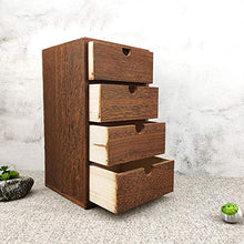 Gesh - Cassettiera in legno con cassettiera in legno, per gioielli, cosmetici, ufficio, decorazione per la casa