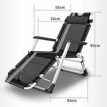 CDFC Bed Lounger all'aperto Letto Sedia reclinabile Sedia per Rilassante in TextOline Textoline Zero Gravity Garden Pieghevole Letto Sun Regolabile