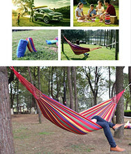 LTYD Ampia Letto in Tela di Cotone con Doppia Amaca. Camping Hamac. Altalena da Giardino. Hamak Addormentato Rede De Dormir