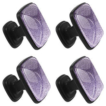Modello viola lavanda 4 PCS Pomelli per Porta, Pomolo per Mobile, Pomelli per Mobili con Viti, Maniglia per Armadietto, Pomelli per Porta, Pomelli per Cassetti per Porta, Armadio, Cassetto e Credenza