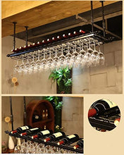 DJSMjbj Wine Rack Wine Glass Wine Rack Rack attaccatura a Living Room Bar Decoration Facile da installare Ripiani Decke (Size : 120 * 30cm)