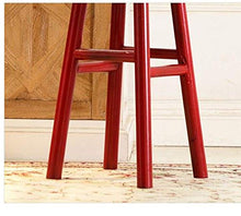 SZQ-Sgabelli da Bar in Legno Alti sgabelli, Bar delle Famiglie Multifunzione Tavolo da Pranzo Tavolo e Sgabello Balcone Terrazza Tempo Libero Sgabello Sedia da Bar (Color : White)