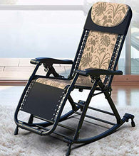 AI LI WEI SHUAIIJUAN Sedia per Il Tempo Libero Domestico Outdoor Rocking Chairs Pieghevole Sdraio da Giardino Lettino Tempo Libero - Patio Sdraio reclinabile con l'ammortizzatore Max.250kg