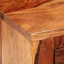 vidaXL Comodino in Legno Massello di Sheesham 1 Cassetto Tavolino Laterale
