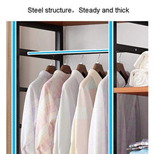 HYY-YY Free-Standing Armadio, Multifunzione Grande Indumento Rack con Bagagli Hanging Barre di Acciaio Telaio Heavy Duty Clothes Organizer